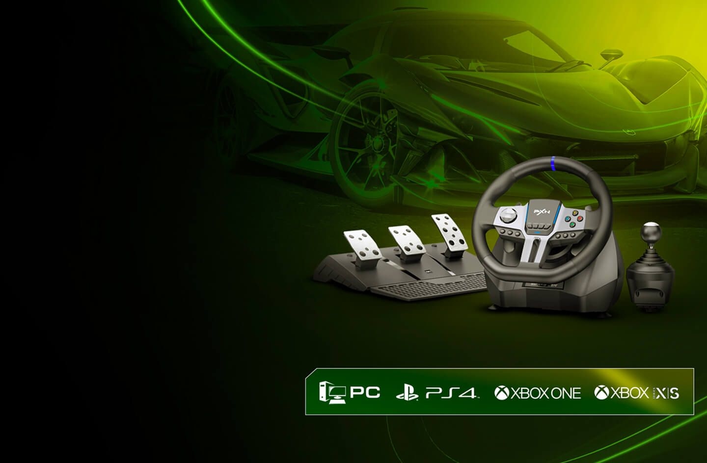 perifericos para simulador de conduccion pxn