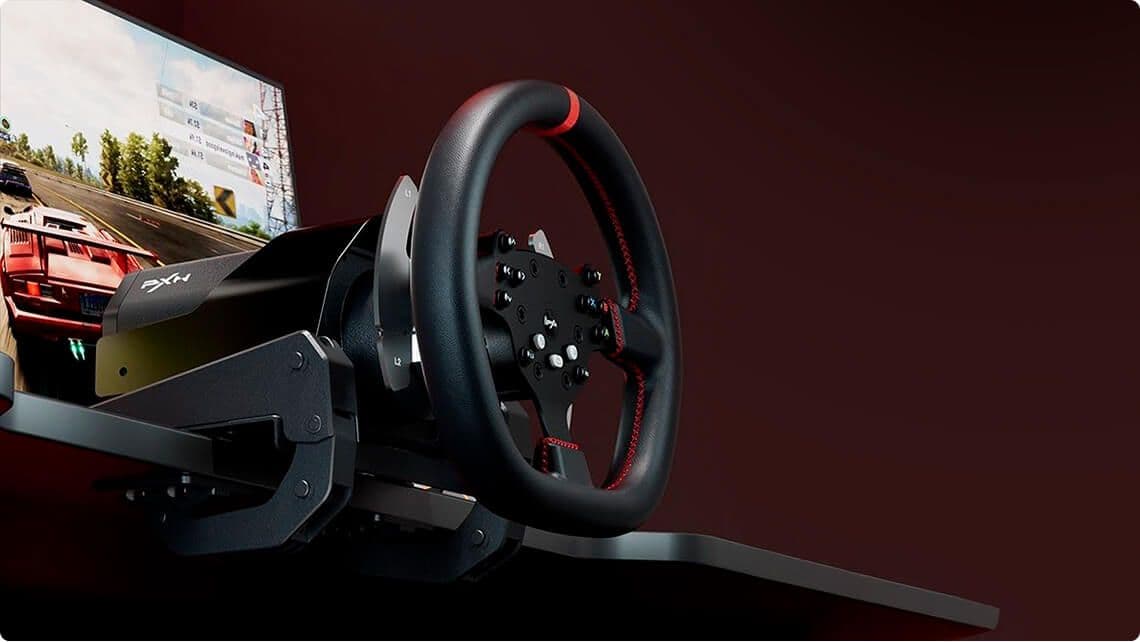 volante de simulador de coche